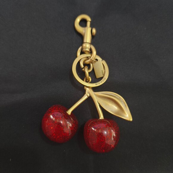 Coach Cherry-Shaped Keychain - Picture 2 of 6